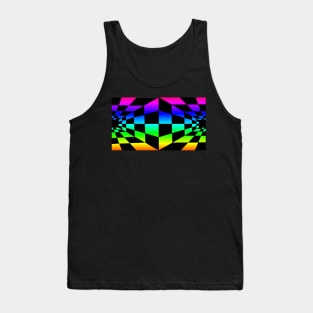 Colourful 3D Pattern Tank Top